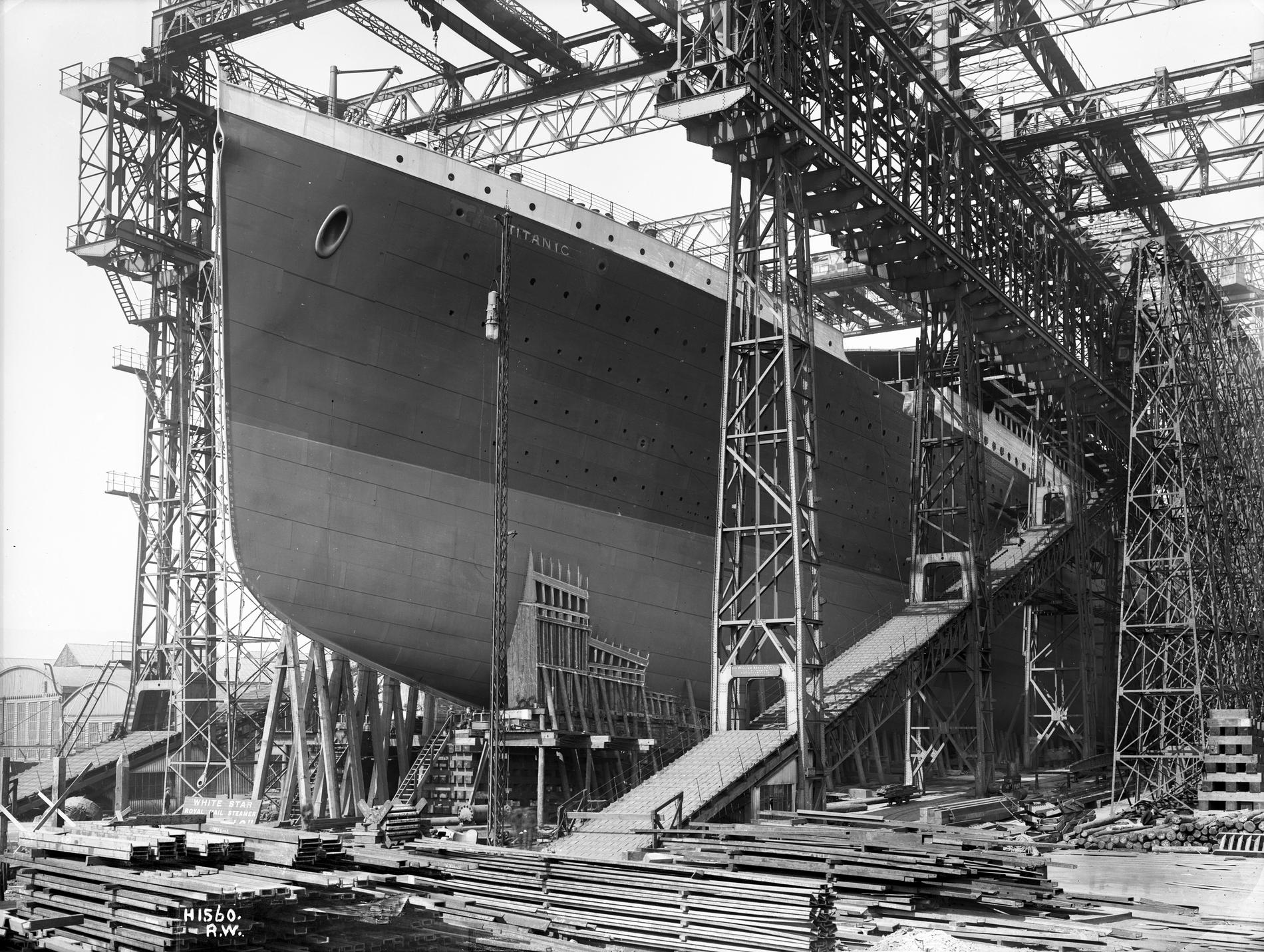 Titanic Harland and Wolff 1911